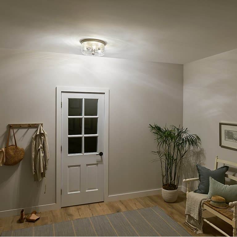 Kichler Lighting 38261 Distressed Antique Gray,Brushed Nickel Maritime Ceiling Light Image 2