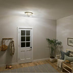Kichler Lighting 38261 Distressed Antique Gray,Brushed Nickel Maritime Ceiling Light Image 2
