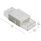 Kichler Lighting 3CTTWH White Wet Tape Connector Image 4