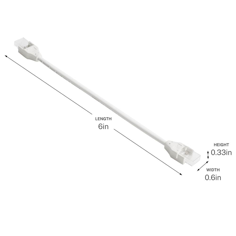 Kichler Lighting 3J6WH White Wet Tape Jumper Image 3