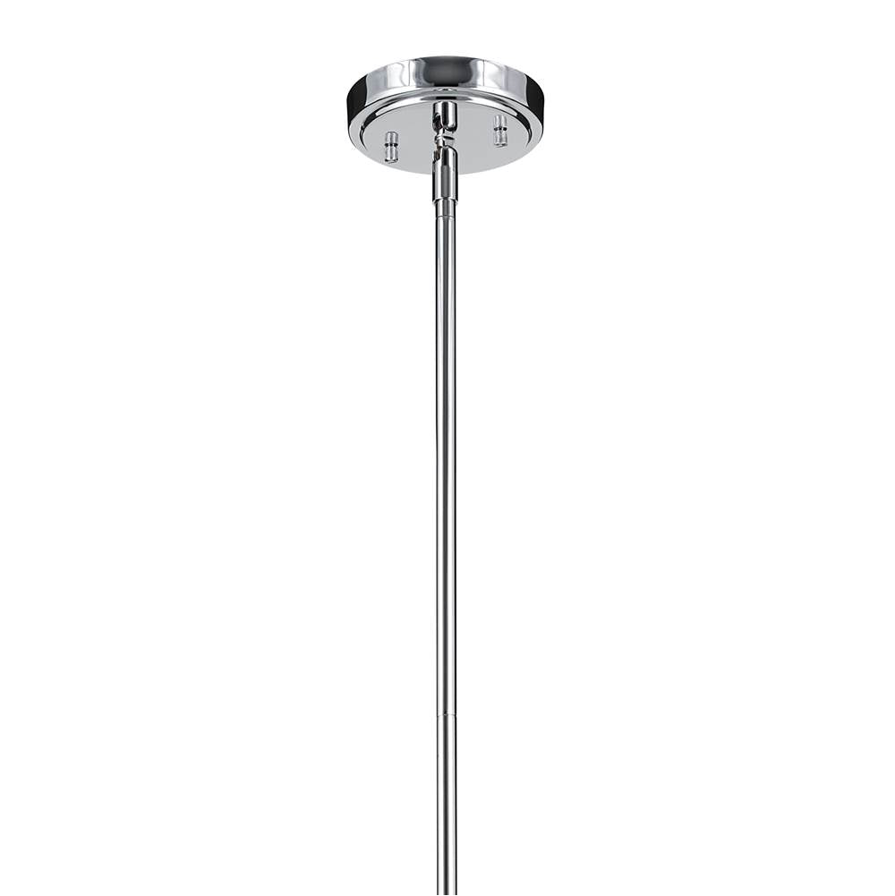 Kichler Lighting Everly 15.25'' 1-light Cone Pendant With Clear Glass In Black