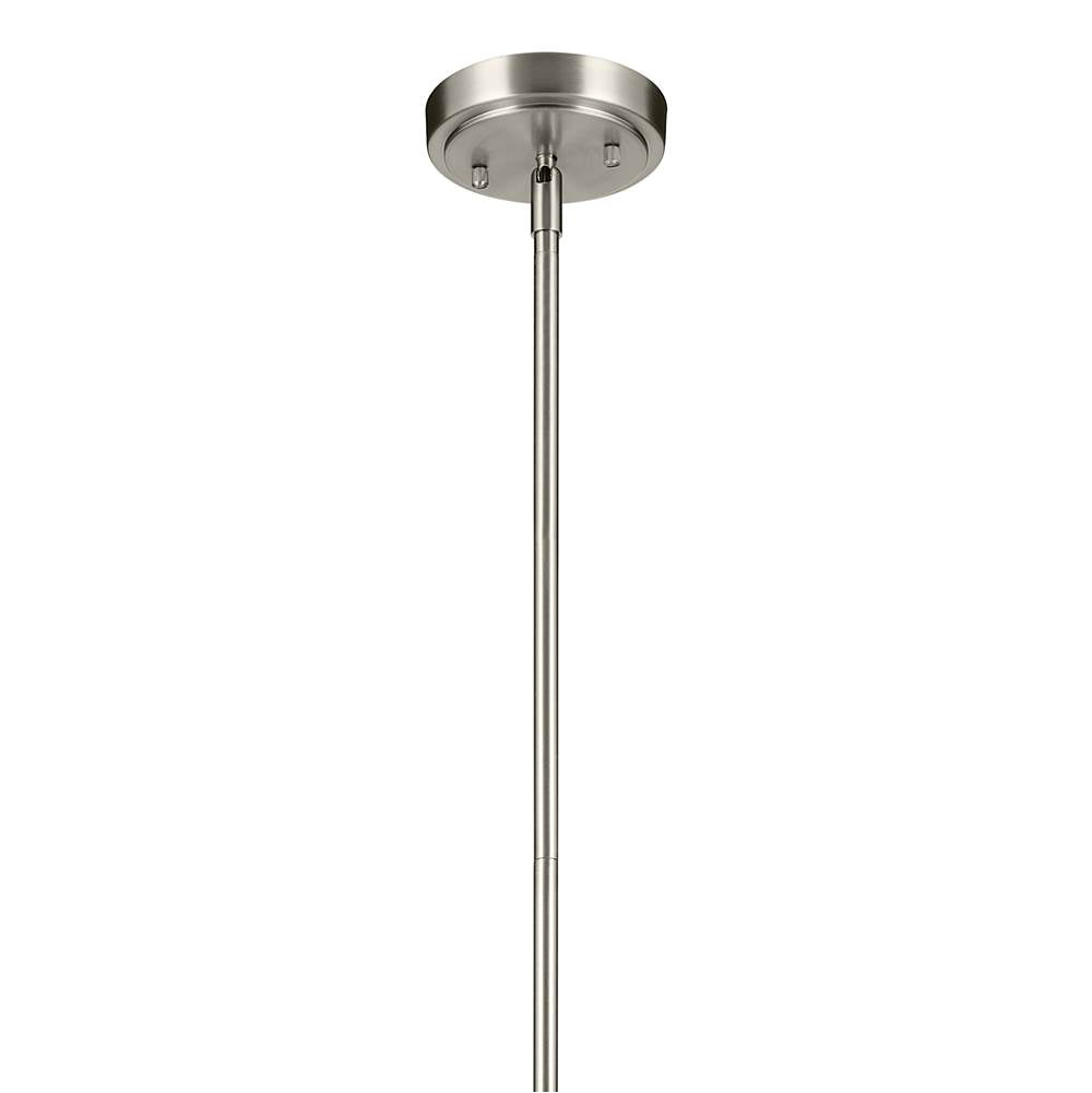 Kichler Lighting Everly 15.25'' 1-light Cone Pendant With Clear Glass In Black