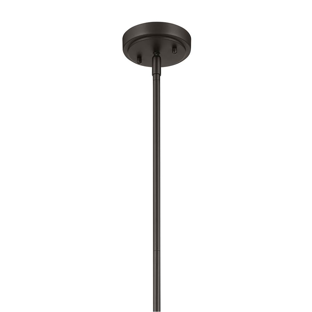 Kichler Lighting Everly 15.25'' 1-light Cone Pendant With Clear Glass In Black