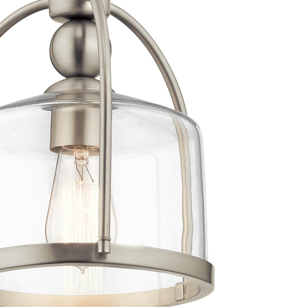 Kichler Lighting 42798NI Brushed Nickel Mini Pendant 1lt Image 6