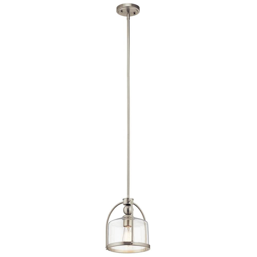 Kichler Lighting 42798NI Brushed Nickel Mini Pendant 1lt Image 2