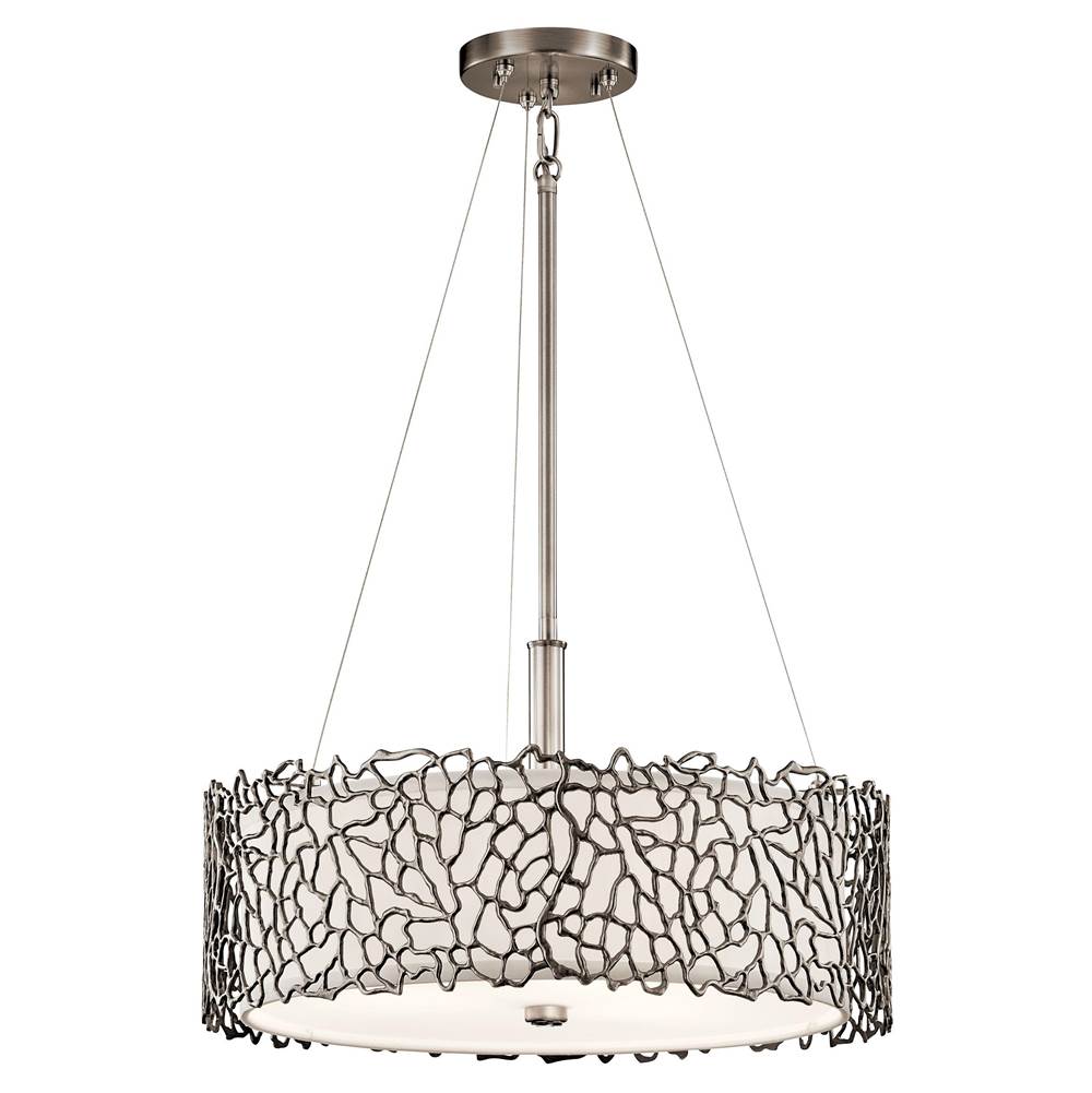 Kichler Lighting Silver Coral Pendant/semi Flush 3lt