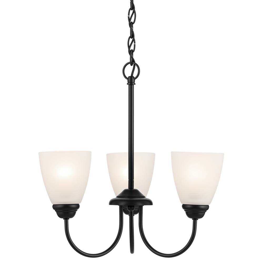 Kichler Lighting 43637BK Black Mini Chandelier 3lt Image 7