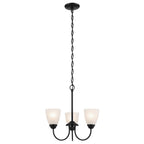 Kichler Lighting 43637BK Black Mini Chandelier 3lt Image 1