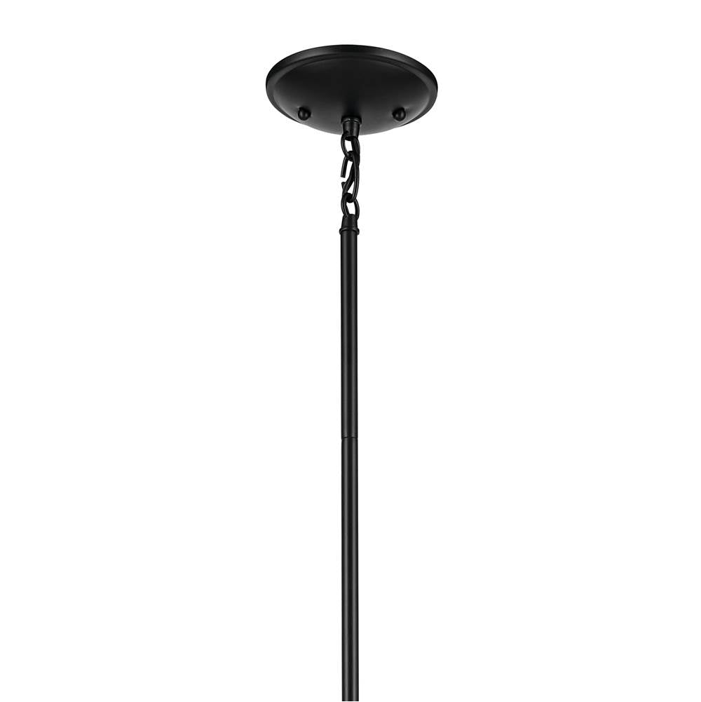Kichler Lighting Shailene 15.25'' 3-light Mini Chandelier With Clear Glass In Black