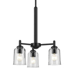 Kichler Lighting 43670BKCLR Black Shailene 15.25'' 3-light Mini Chandelier With Clear Glass In Black Image 5