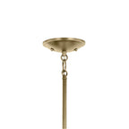 Kichler Lighting 43670NBRCLR Natural Brass Shailene 15.25'' 3-light Mini Chandelier With Clear Glass In Natural Brass Image 8
