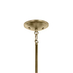 Kichler Lighting 43670NBRCLR Natural Brass Shailene 15.25'' 3-light Mini Chandelier With Clear Glass In Natural Brass Image 6