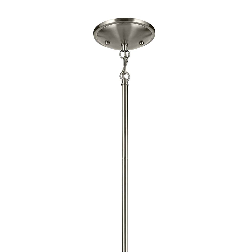 Kichler Lighting Shailene 15.25'' 3-light Mini Chandelier With Clear Glass In Black