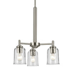 Kichler Lighting 43670NICLR Brushed Nickel Shailene 15.25'' 3-light Mini Chandelier With Clear Glass In Brushed Nickel Image 5