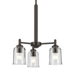 Kichler Lighting 43670OZCLR Olde Bronze Shailene 15.25'' 3-light Mini Chandelier With Clear Glass In Olde Bronze Image 5