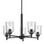 Kichler Lighting 43671BKCLR Black Shailene 15.25'' 5-light Chandelier With Clear Glass In Black Image 5