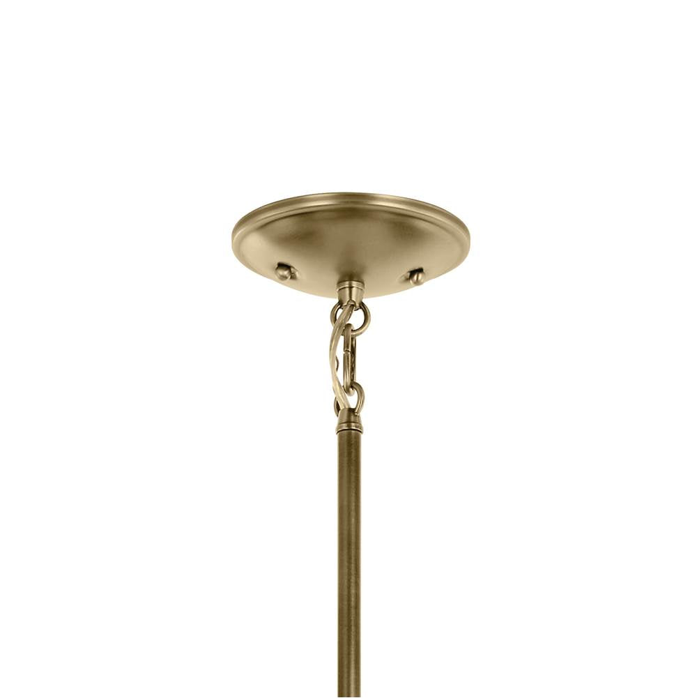 Kichler Lighting 43671NBRCLR Natural Brass Shailene 15.25'' 5-light Chandelier With Clear Glass In Natural Brass Image 3