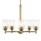 Kichler Lighting Shailene 15.25'' 5-light Chandelier With Clear Glass In Black