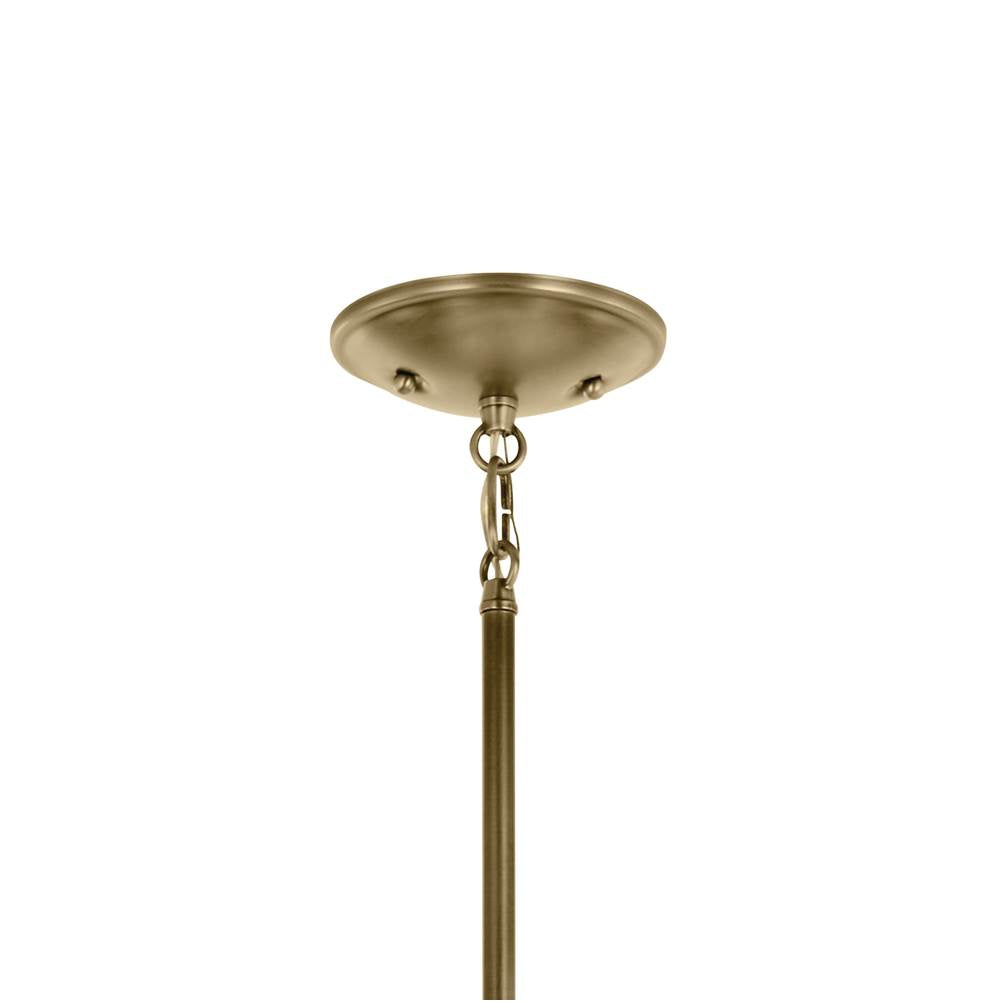 Kichler Lighting 43671NBRCLR Natural Brass Shailene 15.25'' 5-light Chandelier With Clear Glass In Natural Brass Image 5