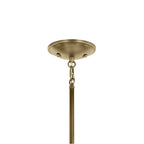 Kichler Lighting 43671NBRCLR Natural Brass Shailene 15.25'' 5-light Chandelier With Clear Glass In Natural Brass Image 5