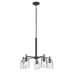 Kichler Lighting 43671OZCLR Olde Bronze Shailene 15.25'' 5-light Chandelier With Clear Glass In Olde Bronze Image 4