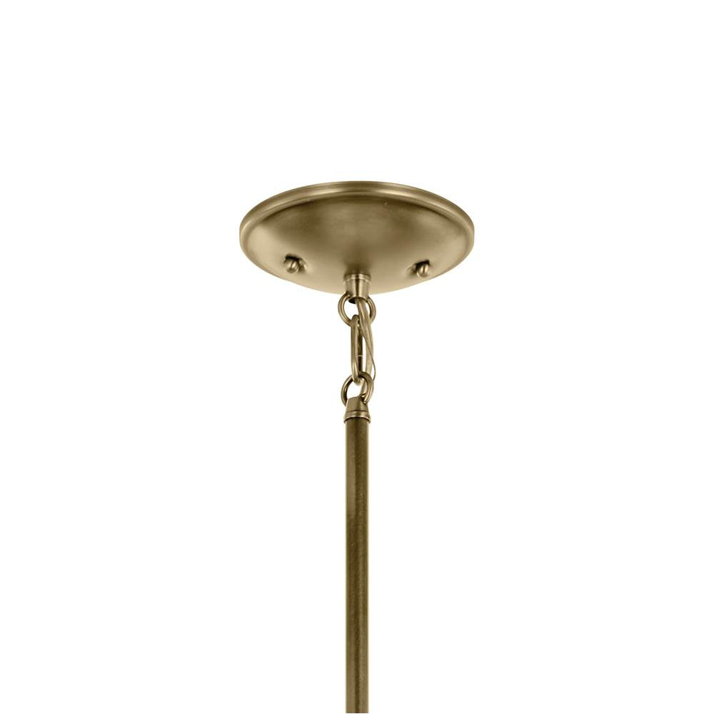 Kichler Lighting 43672NBRCLR Natural Brass Shailene 26.5'' 9-light 2-tier Chandelier With Clear Glass In Natural Brass Image 2