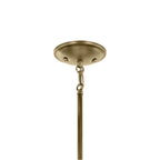 Kichler Lighting 43672NBRCLR Natural Brass Shailene 26.5'' 9-light 2-tier Chandelier With Clear Glass In Natural Brass Image 2