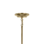 Kichler Lighting 43672NBRCLR Natural Brass Shailene 26.5'' 9-light 2-tier Chandelier With Clear Glass In Natural Brass Image 4