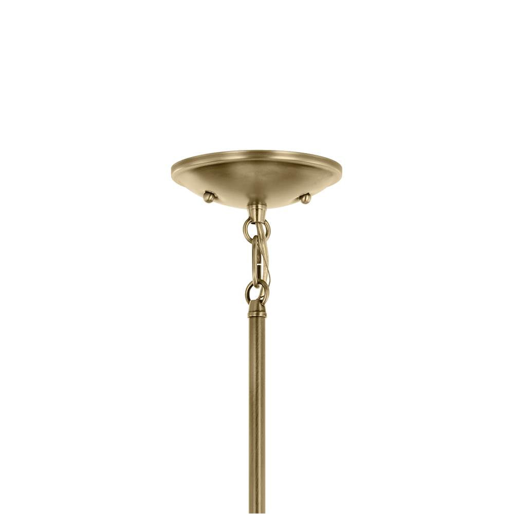 Kichler Lighting 43672NBRCLR Natural Brass Shailene 26.5'' 9-light 2-tier Chandelier With Clear Glass In Natural Brass Image 4