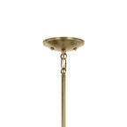 Kichler Lighting 43674NBRCLR Natural Brass Shailene 11.25'' 1-light Mini Bell Pendant With Clear Glass In Natural Brass Image 2