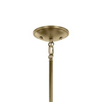 Kichler Lighting 43674NBRCLR Natural Brass Shailene 11.25'' 1-light Mini Bell Pendant With Clear Glass In Natural Brass Image 4