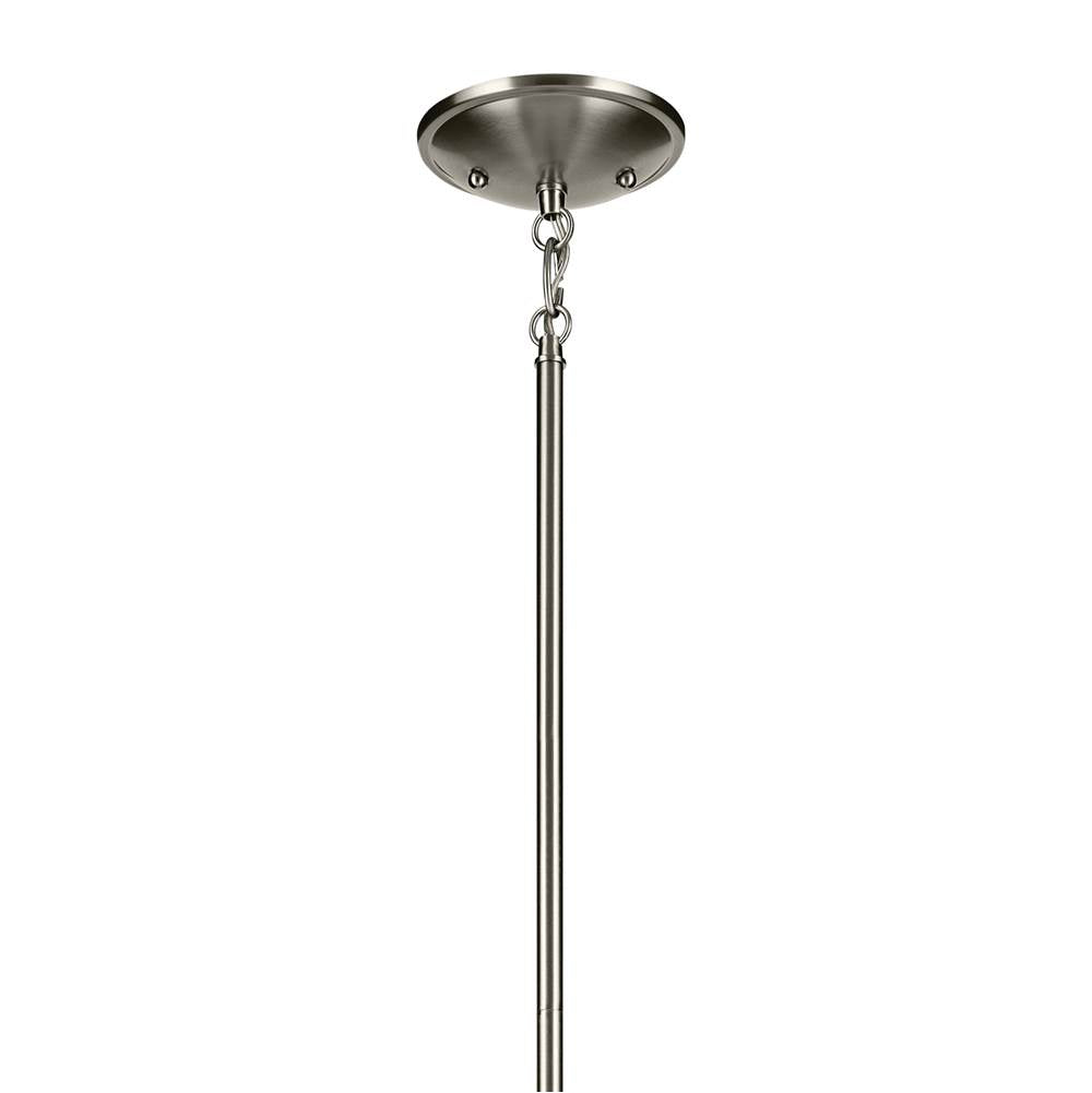 Kichler Lighting Shailene 11.25'' 1-light Mini Bell Pendant With Clear Glass In Black