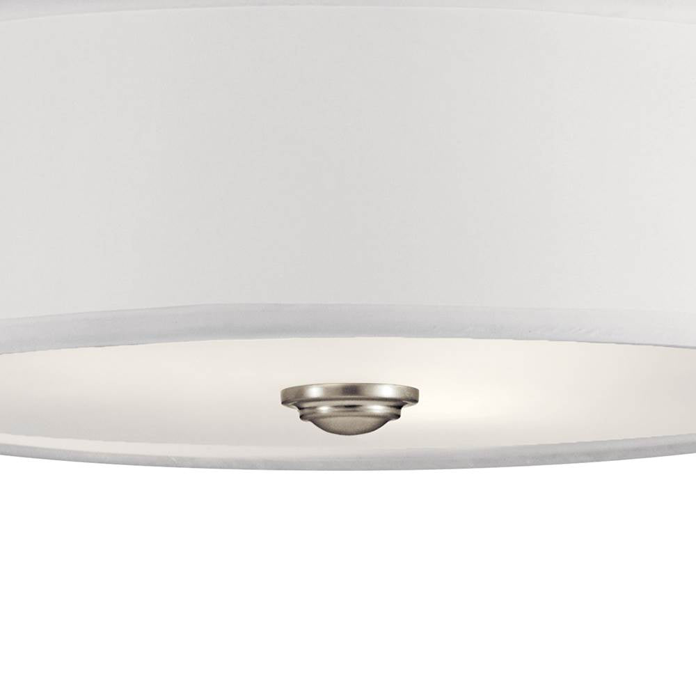 Kichler Lighting 43675NI Brushed Nickel Semi Flush 3lt Image 5