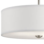 Kichler Lighting 43692NI Brushed Nickel Semi Flush 3lt Image 7