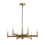 Kichler Lighting 43859NBR Natural Brass Chandelier 6lt Image 2