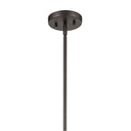 Kichler Lighting Avery 11.75'' 1-light Cone Pendant With Clear Seeded Glass In Black
