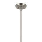 Kichler Lighting Avery 11'' 1-light Dome Pendant With Clear Seeded Glass In Black