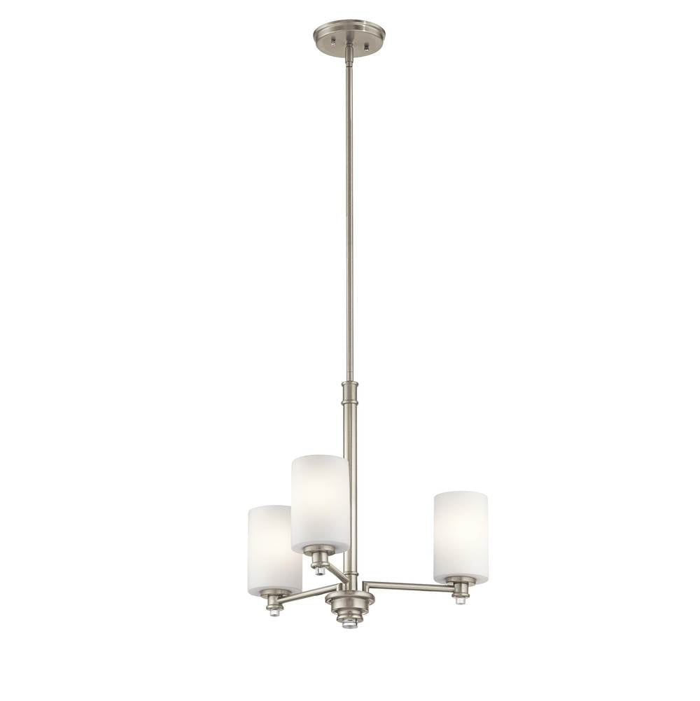 Kichler Lighting 43922NI Brushed Nickel Mini Chandelier 3lt Image 2