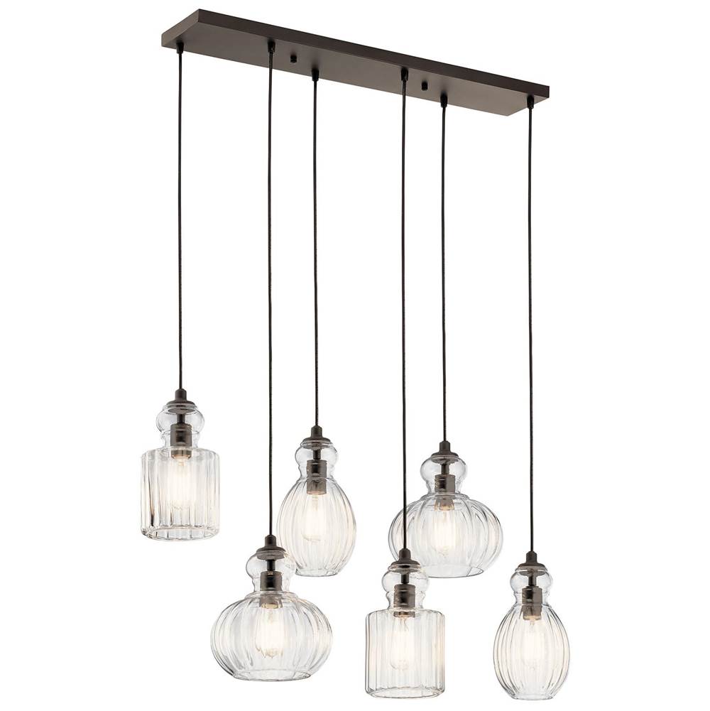 Kichler Lighting Riviera Linear Chandelier 6lt