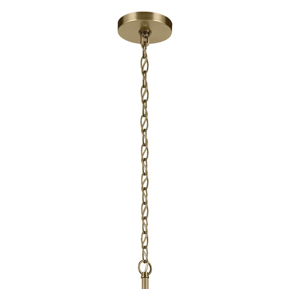 Kichler Lighting Crosby 21.75'' 6-light Chandelier With Clear Glass In Black