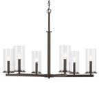 Kichler Lighting 44013OZ Olde Bronze Crosby 21.75'' 6-light Chandelier With Clear Glass In Olde Bronze Image 3
