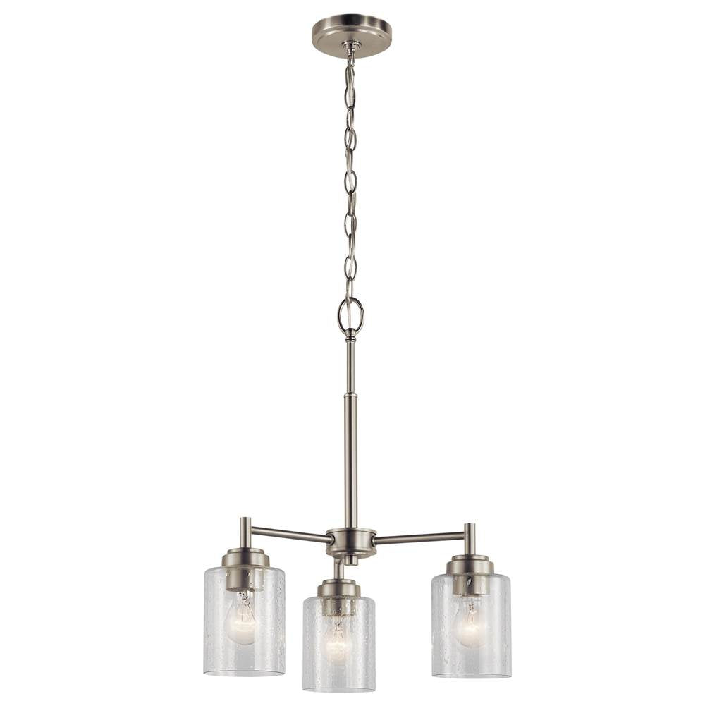Kichler Lighting 44029NI Brushed Nickel Mini Chandelier 3lt Image 8