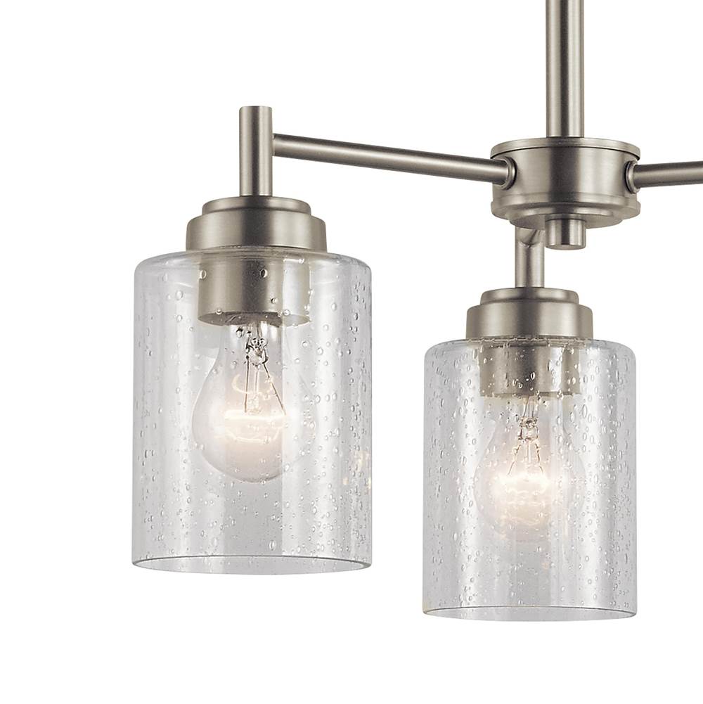 Kichler Lighting 44029NI Brushed Nickel Mini Chandelier 3lt Image 4