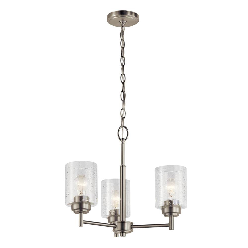 Kichler Lighting 44029NI Brushed Nickel Mini Chandelier 3lt Image 9