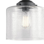 Kichler Lighting 44033BK Black Semi Flush 1lt Image 7