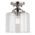 Kichler Lighting 44033NI Brushed Nickel Semi Flush 1lt Image 2