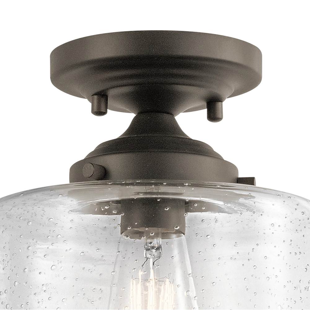 Kichler Lighting 44033OZ Olde Bronze Semi Flush 1lt Image 6