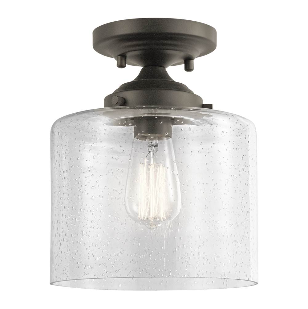 Kichler Lighting 44033OZ Olde Bronze Semi Flush 1lt Image 2