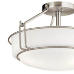 Kichler Lighting 44085NI Brushed Nickel Semi Flush 3lt Image 8