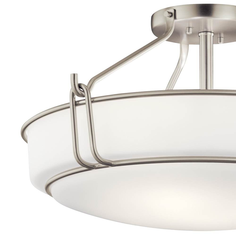 Kichler Lighting 44086NI Brushed Nickel Semi Flush 4lt Image 7